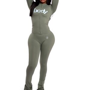 Olive Green Bodysuit